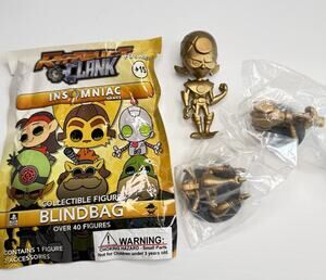 Rare Gold Dr. Nefarious Ratchet & Clank Blind Bag Insomniac + Accessories 2019